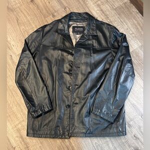 Wilson’s Leather Pelle Studio Men’s Large Black Leather Jacket